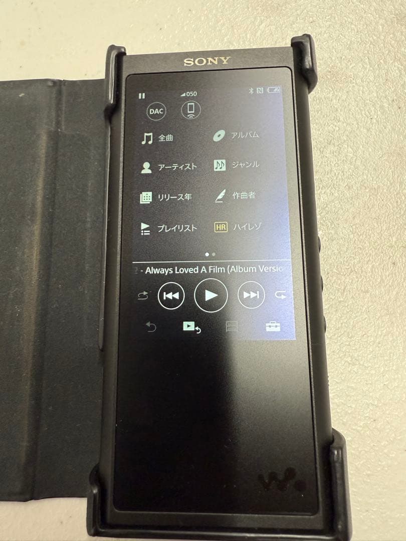 SONY NW-ZX300serieオーディオプレーヤー + 純正革ケース