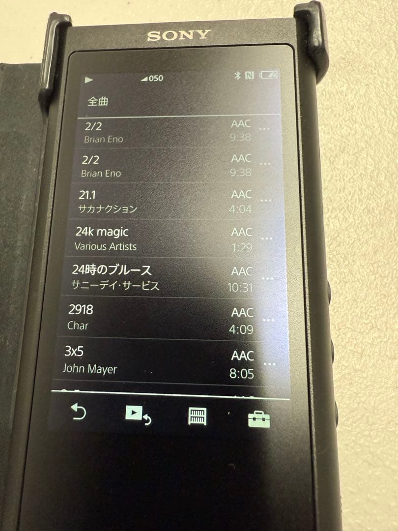 SONY NW-ZX300serieオーディオプレーヤー + 純正革ケース