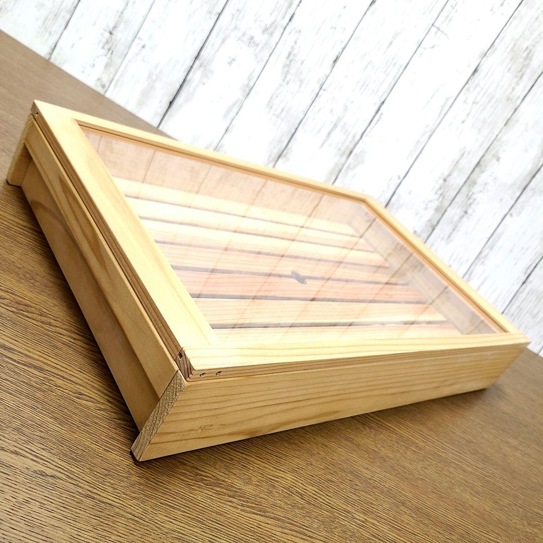 No1931【保冷剤付き】 寿司ネタケース ネタ箱　目皿・アクリル蓋付【手作り】