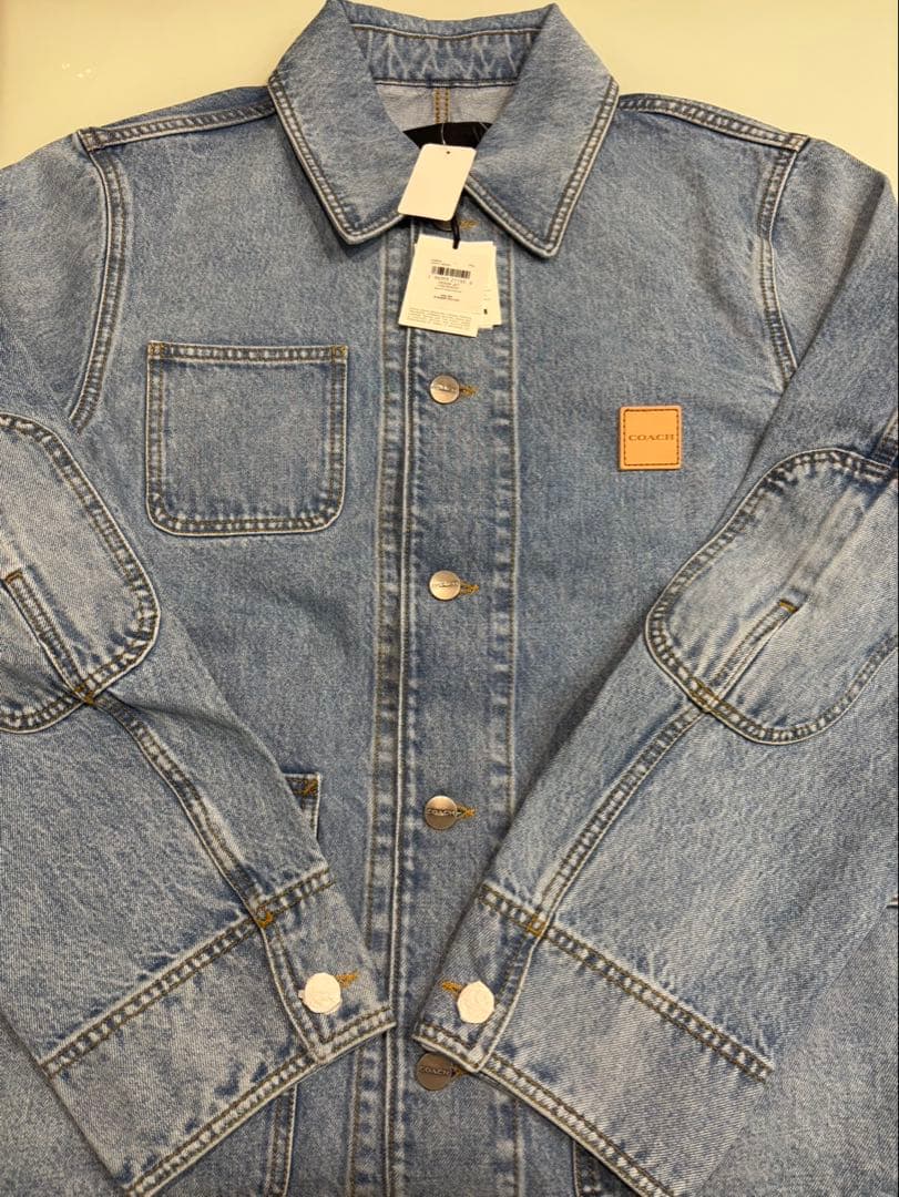 ちーCOACHコーチデニムチョアジャケットブルゾンアウター限定Gジャン