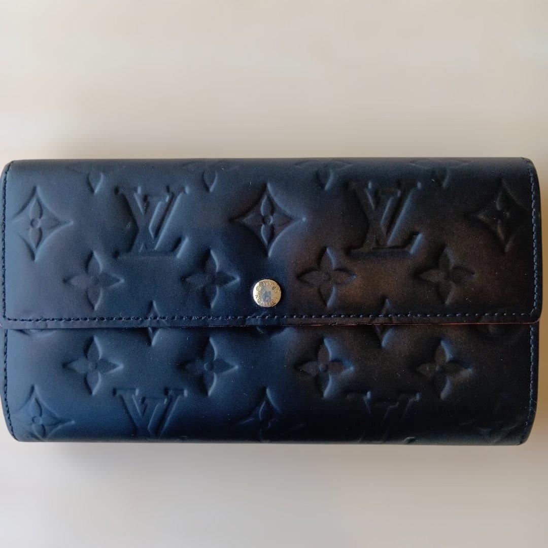 Louis Vuitton ヴェルニ　ポルトフォイル　サラ　長財布 ブラック