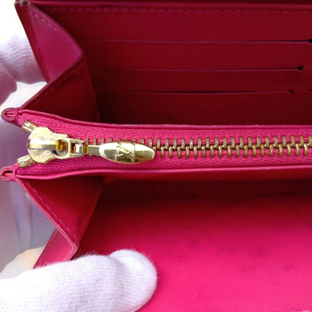 Louis Vuitton ヴェルニ　ポルトフォイル　サラ　長財布 ブラック