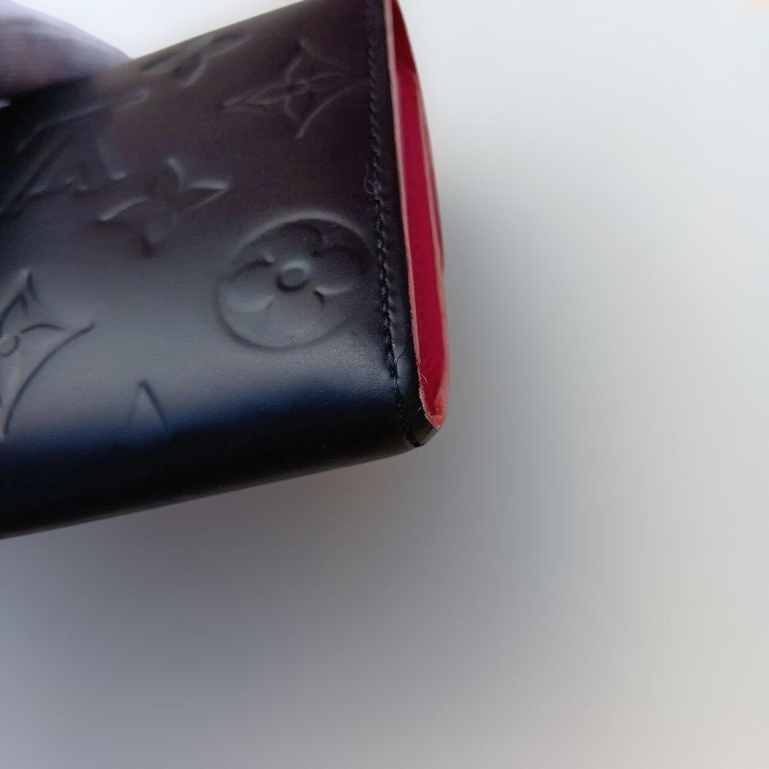 Louis Vuitton ヴェルニ　ポルトフォイル　サラ　長財布 ブラック