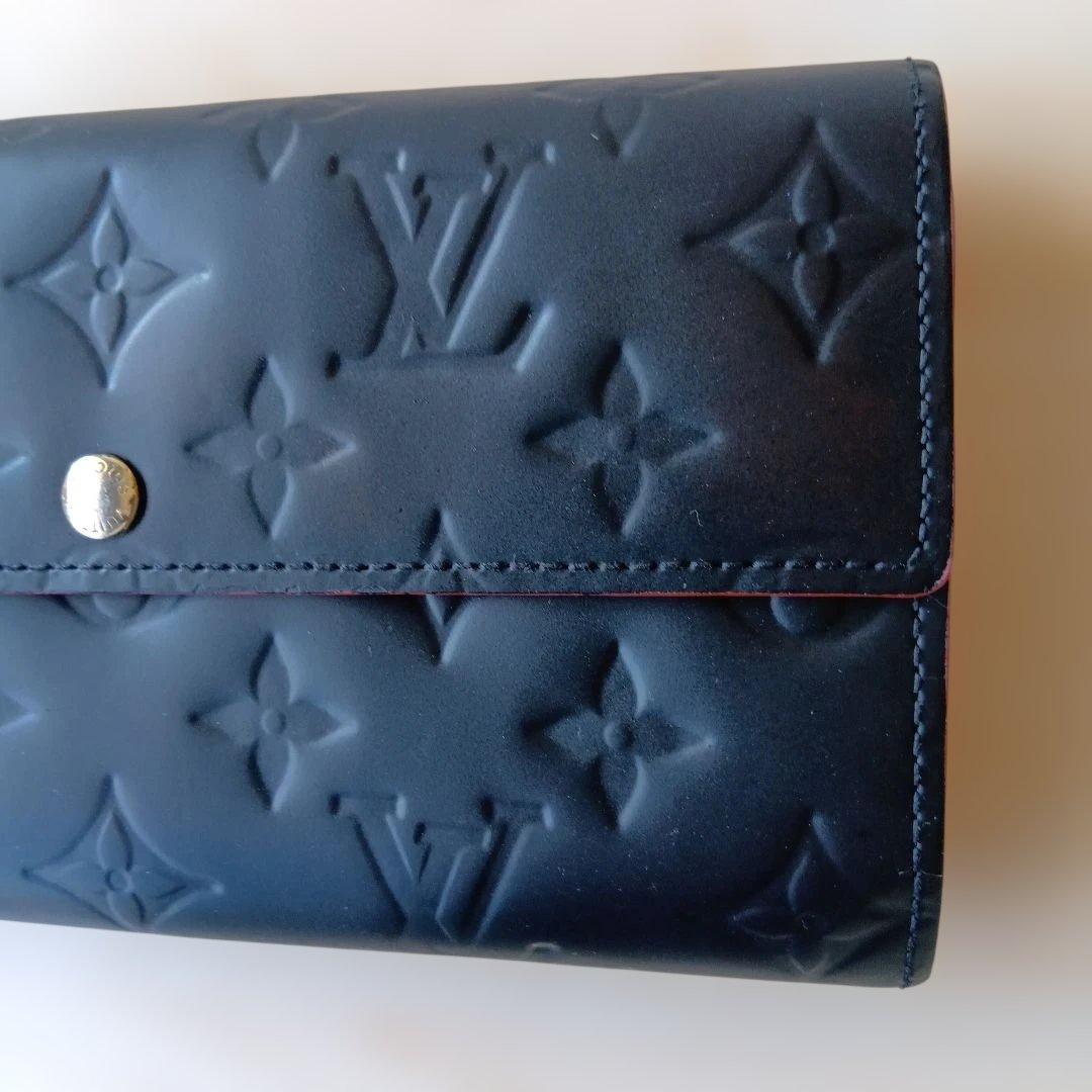 Louis Vuitton ヴェルニ　ポルトフォイル　サラ　長財布 ブラック