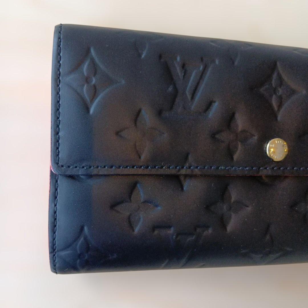Louis Vuitton ヴェルニ　ポルトフォイル　サラ　長財布 ブラック