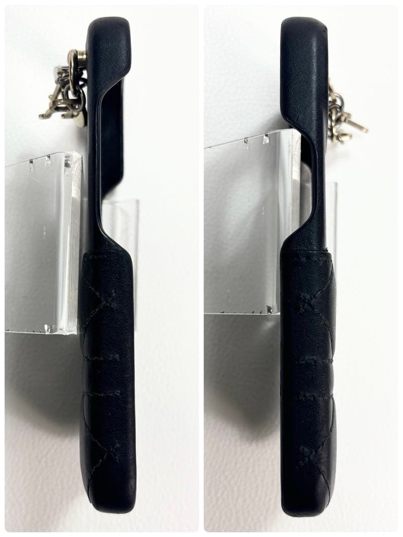 【美品】ディオール　カナージュ　iPhone14Pro スマホケース　ブラック