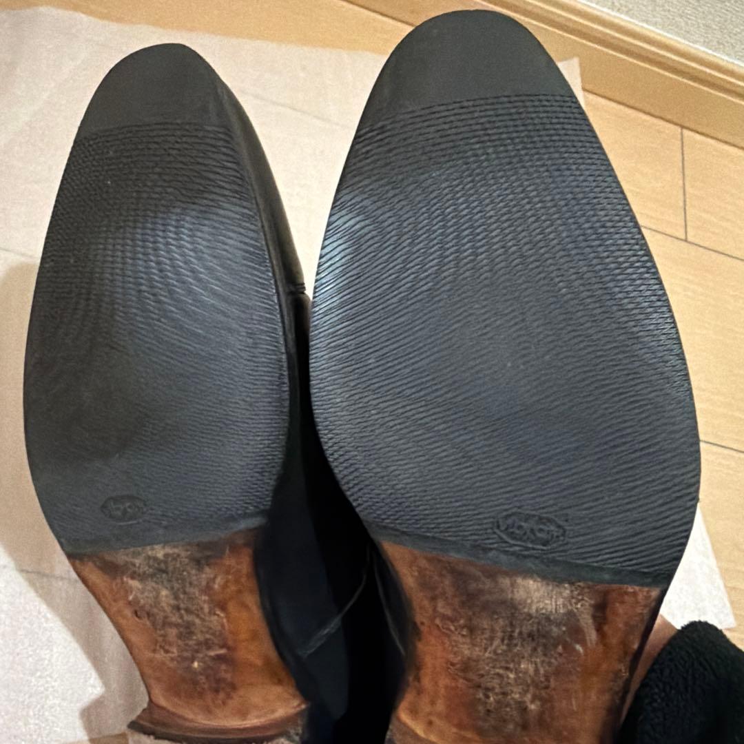 定価10万【CARMINA】カルミナ ダブルモンク 80250 UK8 黒