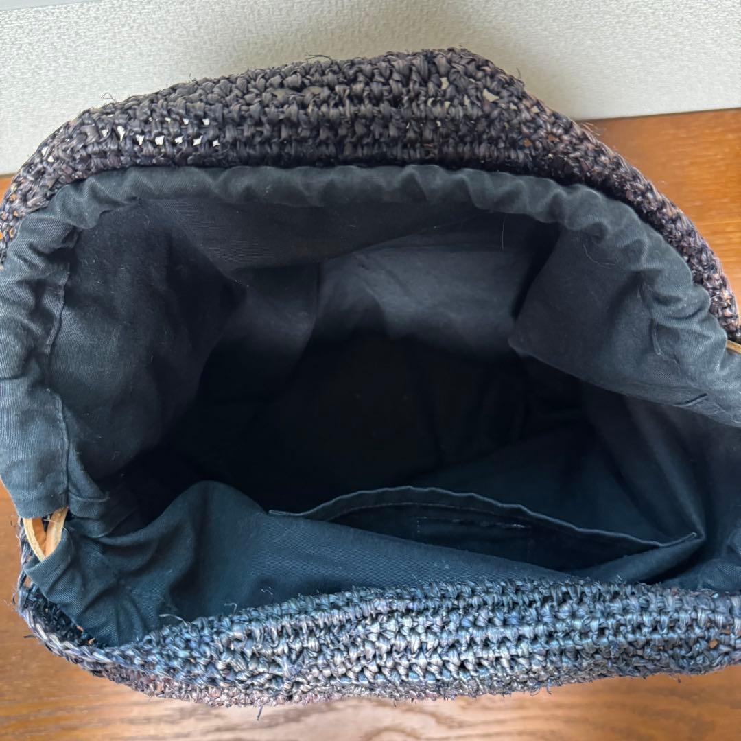 ヘレンカミンスキー　CARILLO　ラフィア　かごバッグ　ワンショルダー