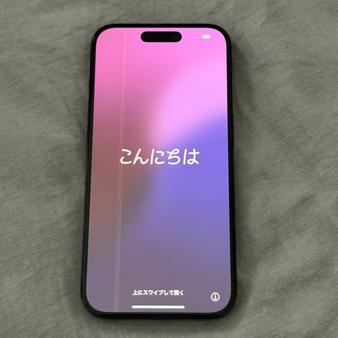Apple iPhone15Pro ブラックチタニウム 256GB 動作OK