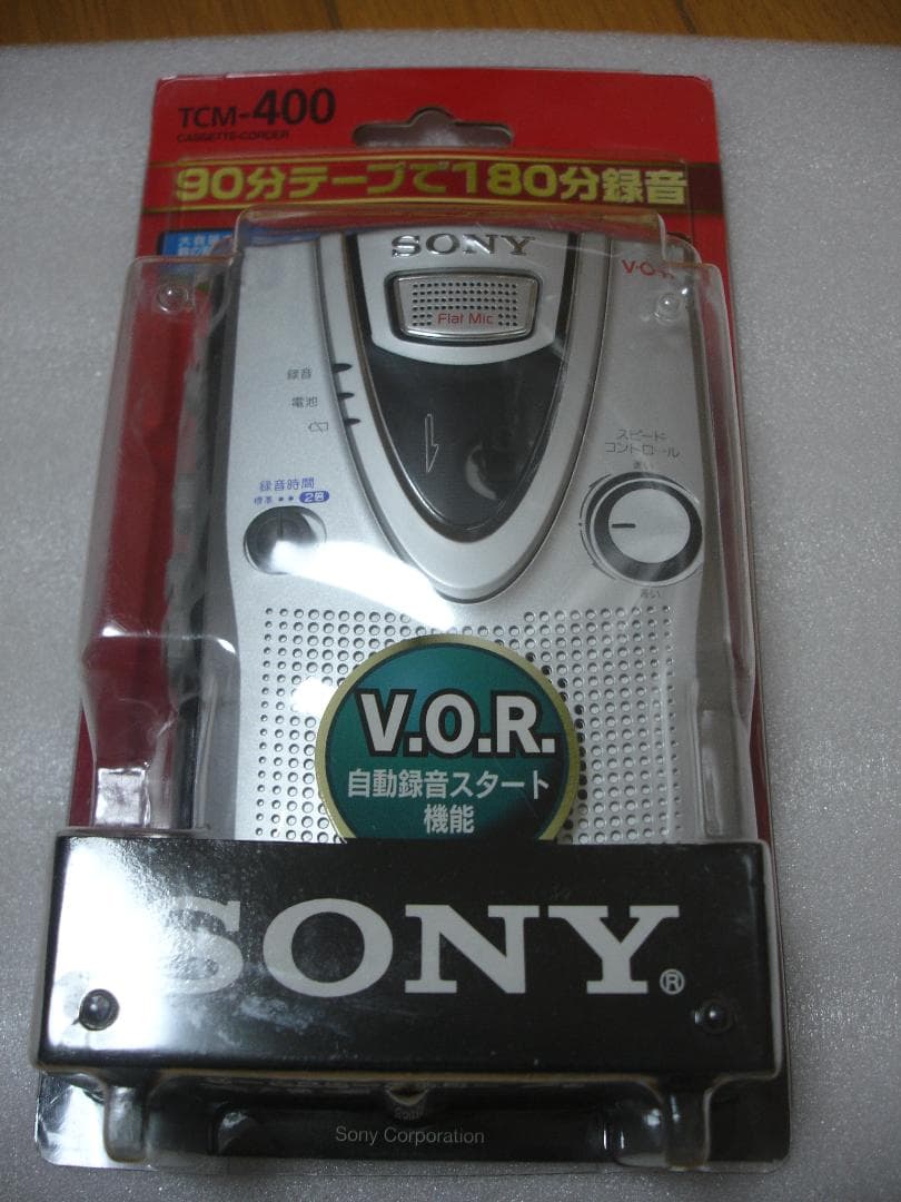 SONY カセットコーダー(カセットテープレコーダー)／TCM-400