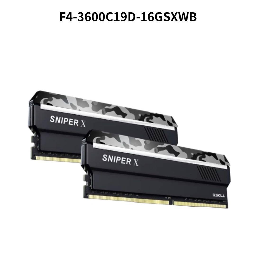 デスクトップ用メモリ F4-3600C19D-16GSXWB 2枚組