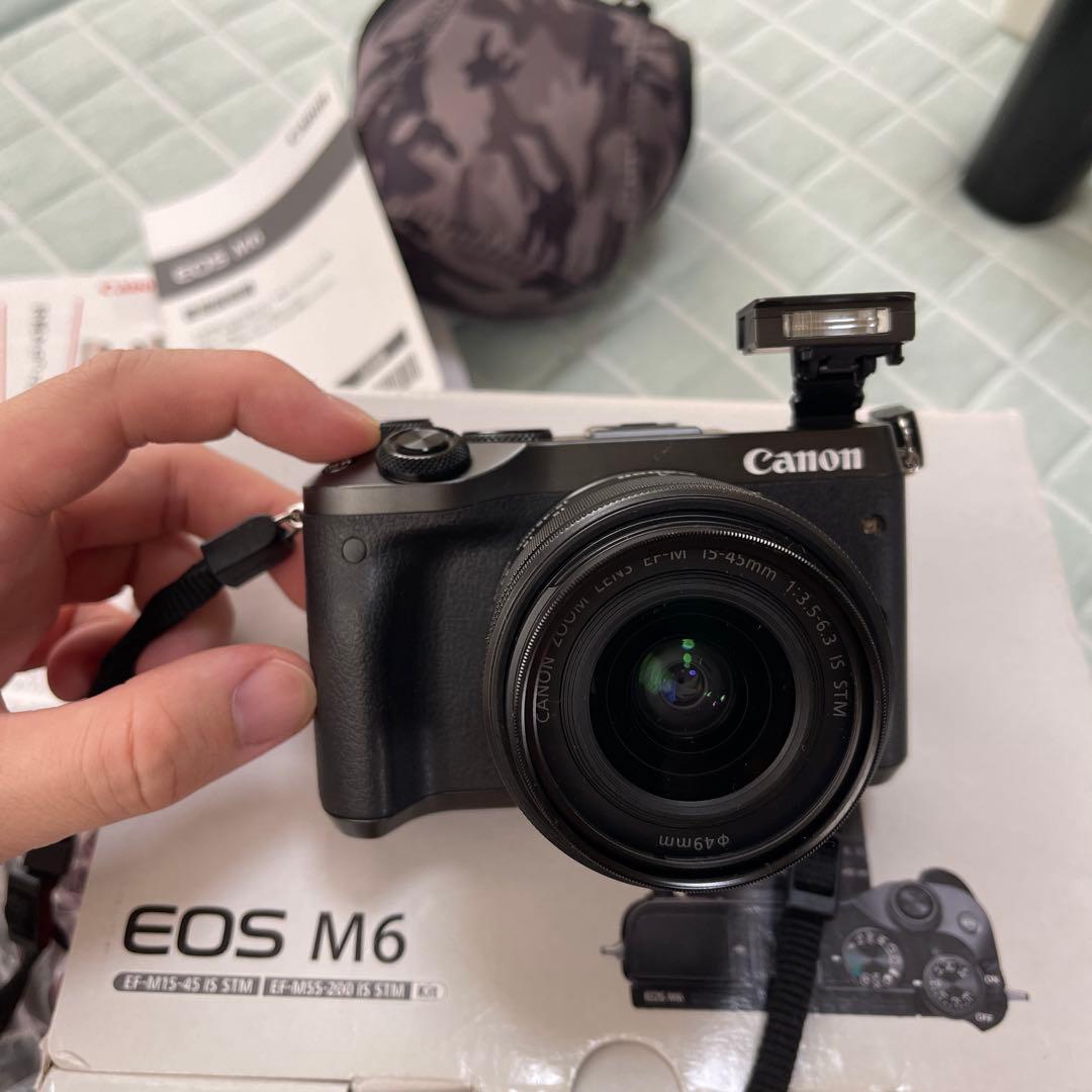 Canon EOS M6 ミラーレスカメラ ダブルズームキット