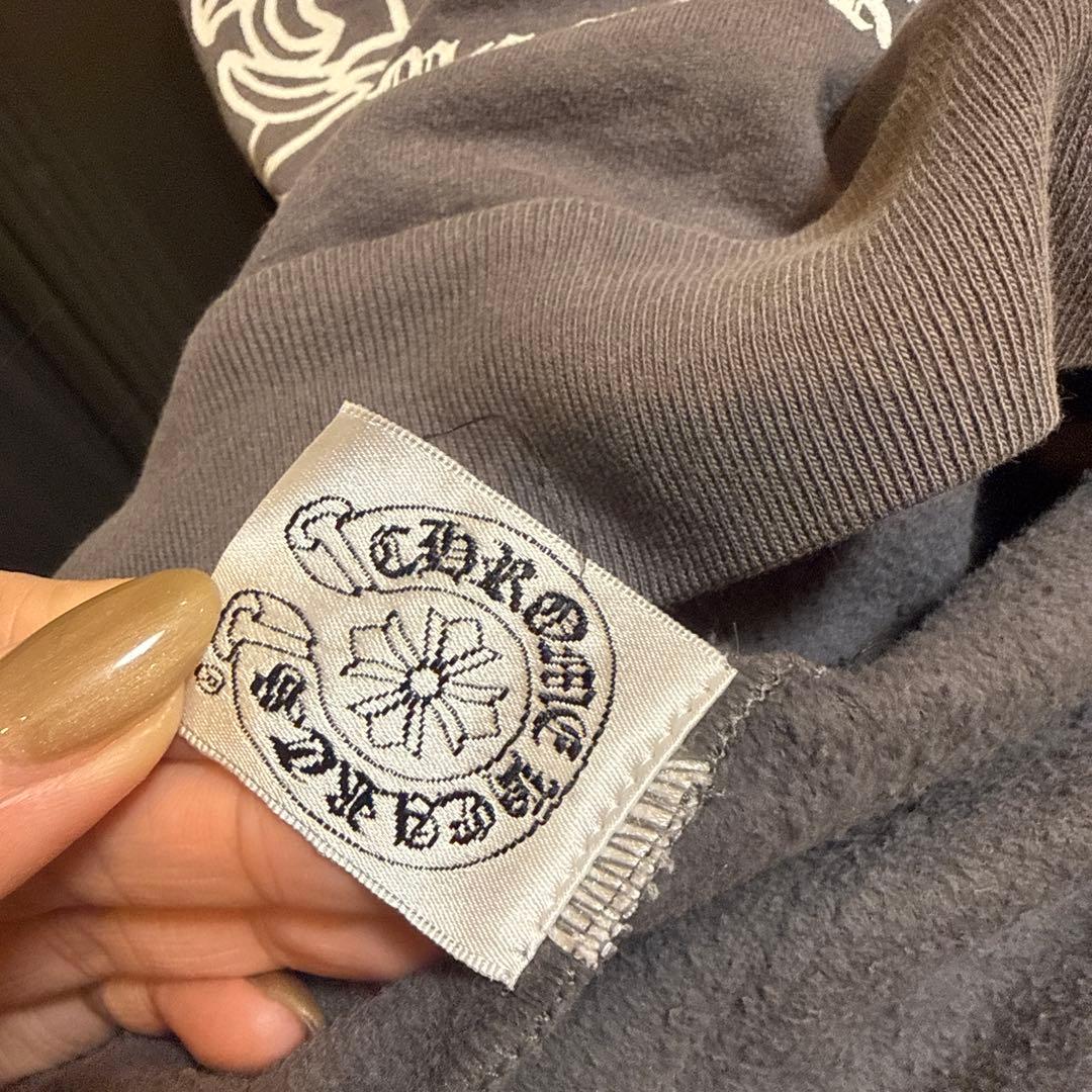 CHROME HEARTS 裏起毛グレー レア商品　即決本日のみ140000円