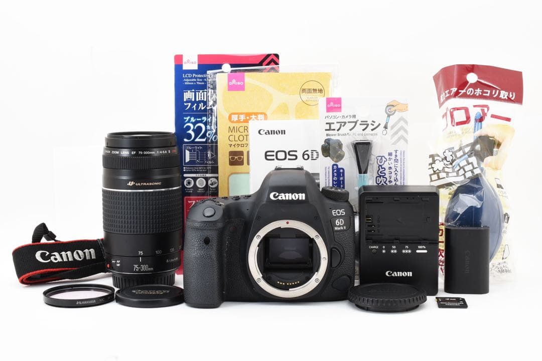 保証/一眼レフカメラ Canon EOS 6D Mark II 望遠レンズセット