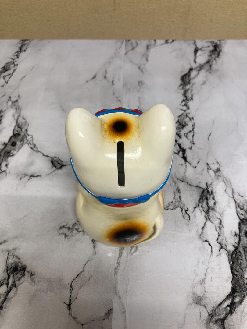 加藤工芸 777 フイバー 招き猫 貯金箱