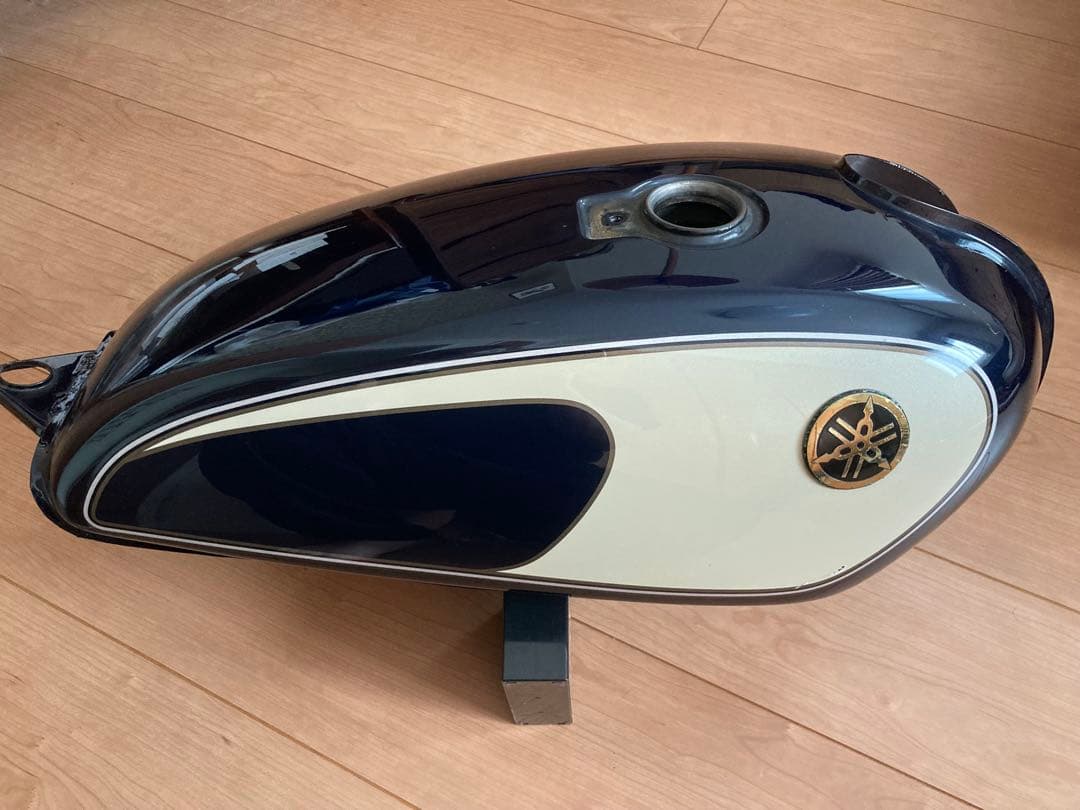 ヤマハ SR400 1JR 94年式 純正タンク ブルーイッシュブラック 紺