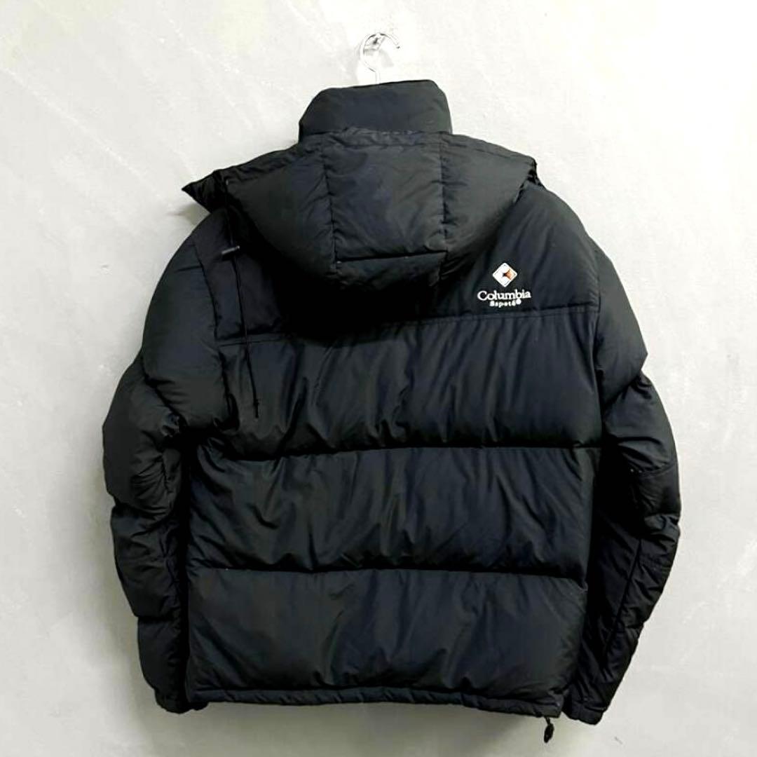 【美品】コロンビア　ダウン　ブラック　Lサイズ