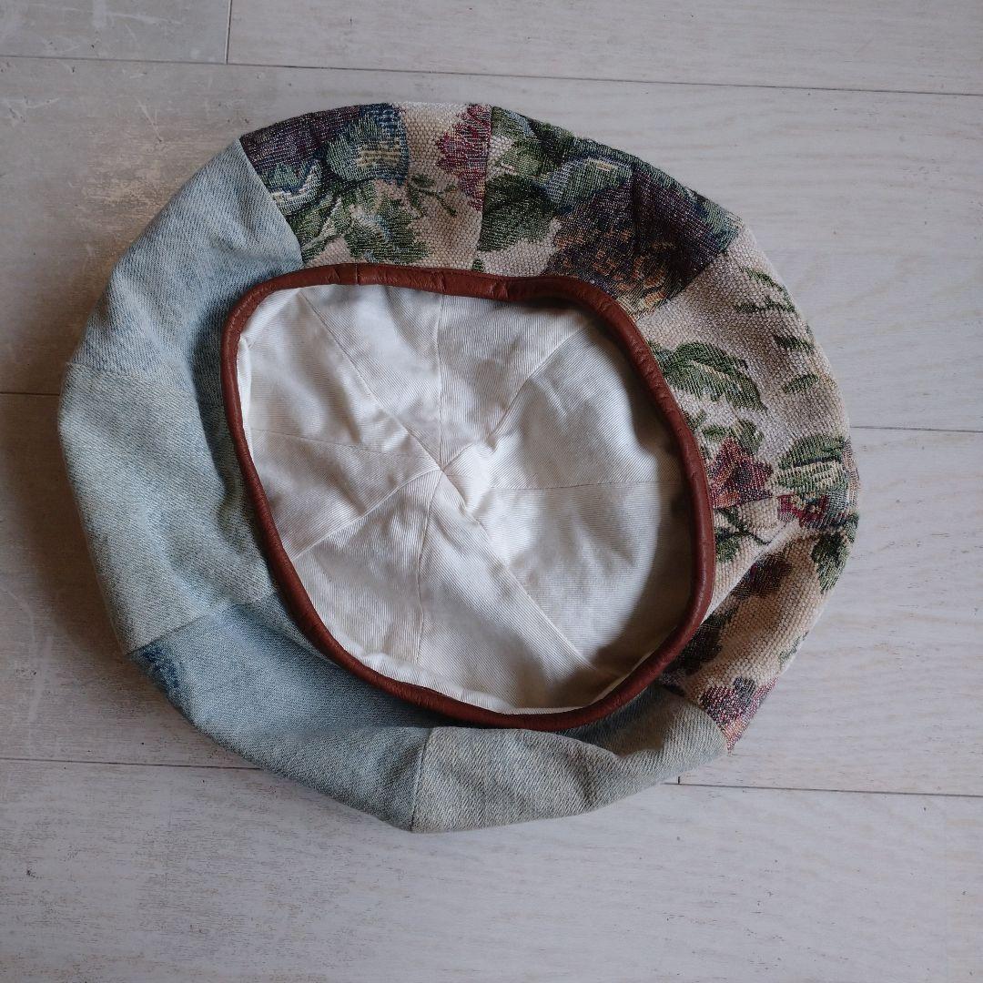 KAPITAL　ゴブラン織りデニム ベレー帽