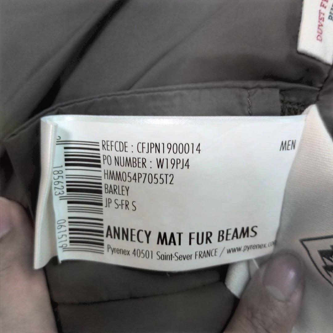 完売品✨ピレネックス ビームス別注 アヌシー PYRENEX ANNECY Ｓ