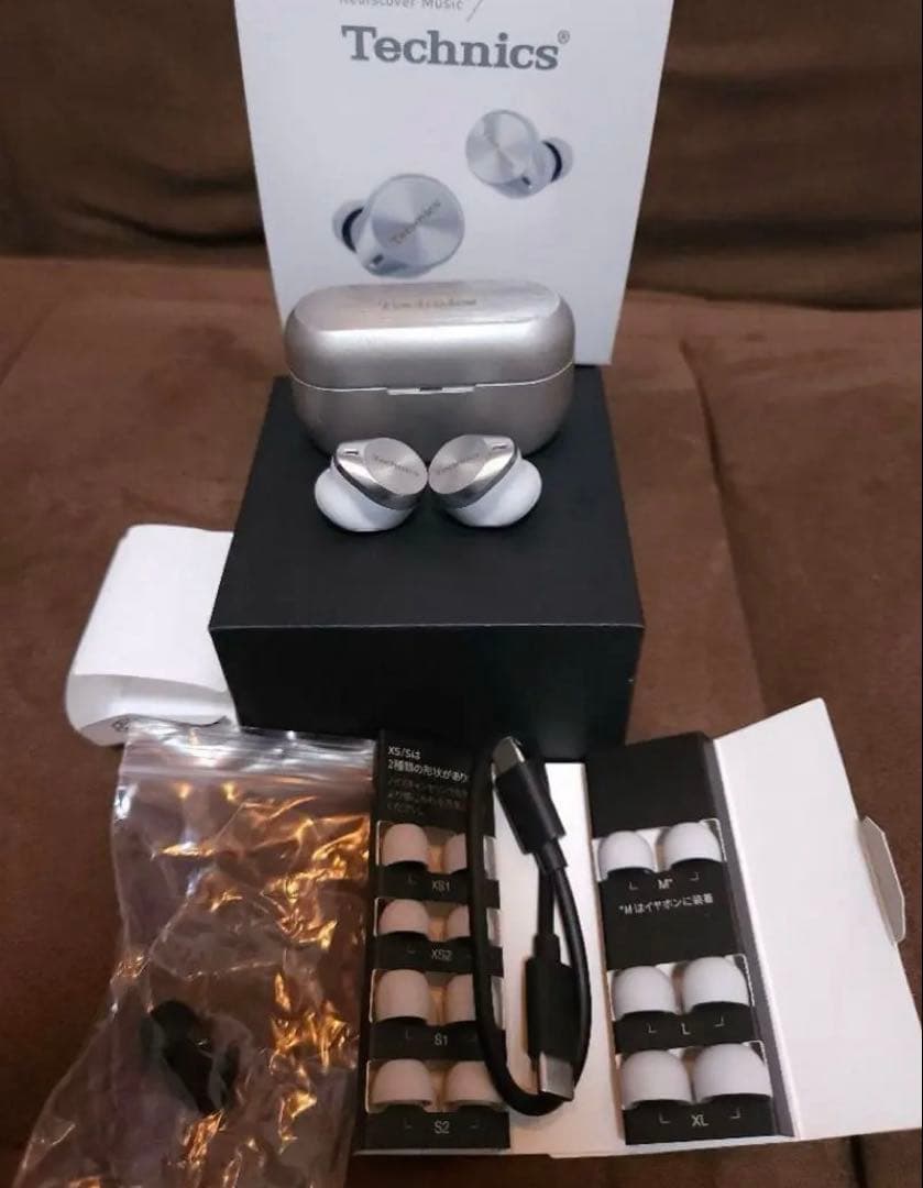 Technics AZ80 ワイヤレスイヤフォン シルバー