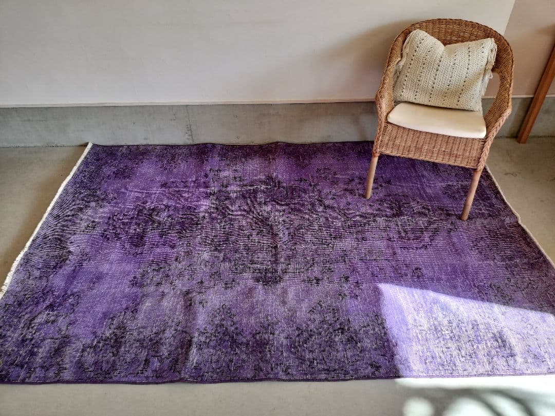 【D.Rin】大判/パープルのオーバーダイ　　No.579