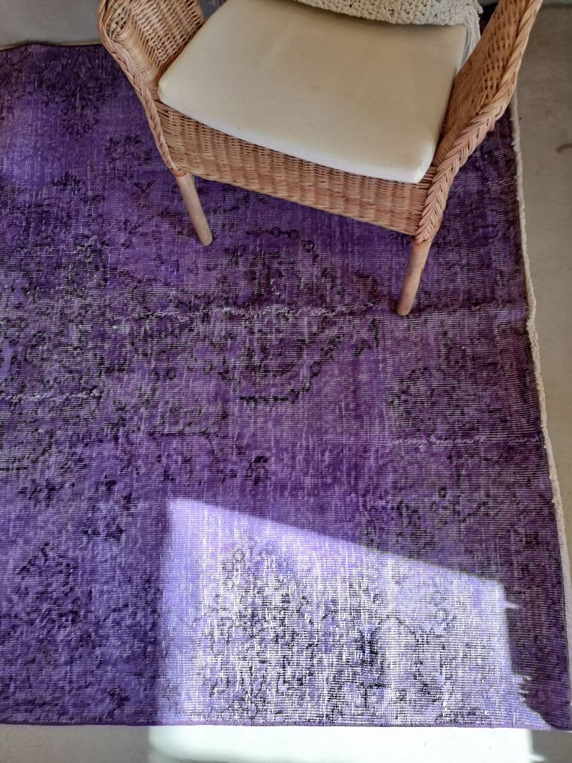 【D.Rin】大判/パープルのオーバーダイ　　No.579