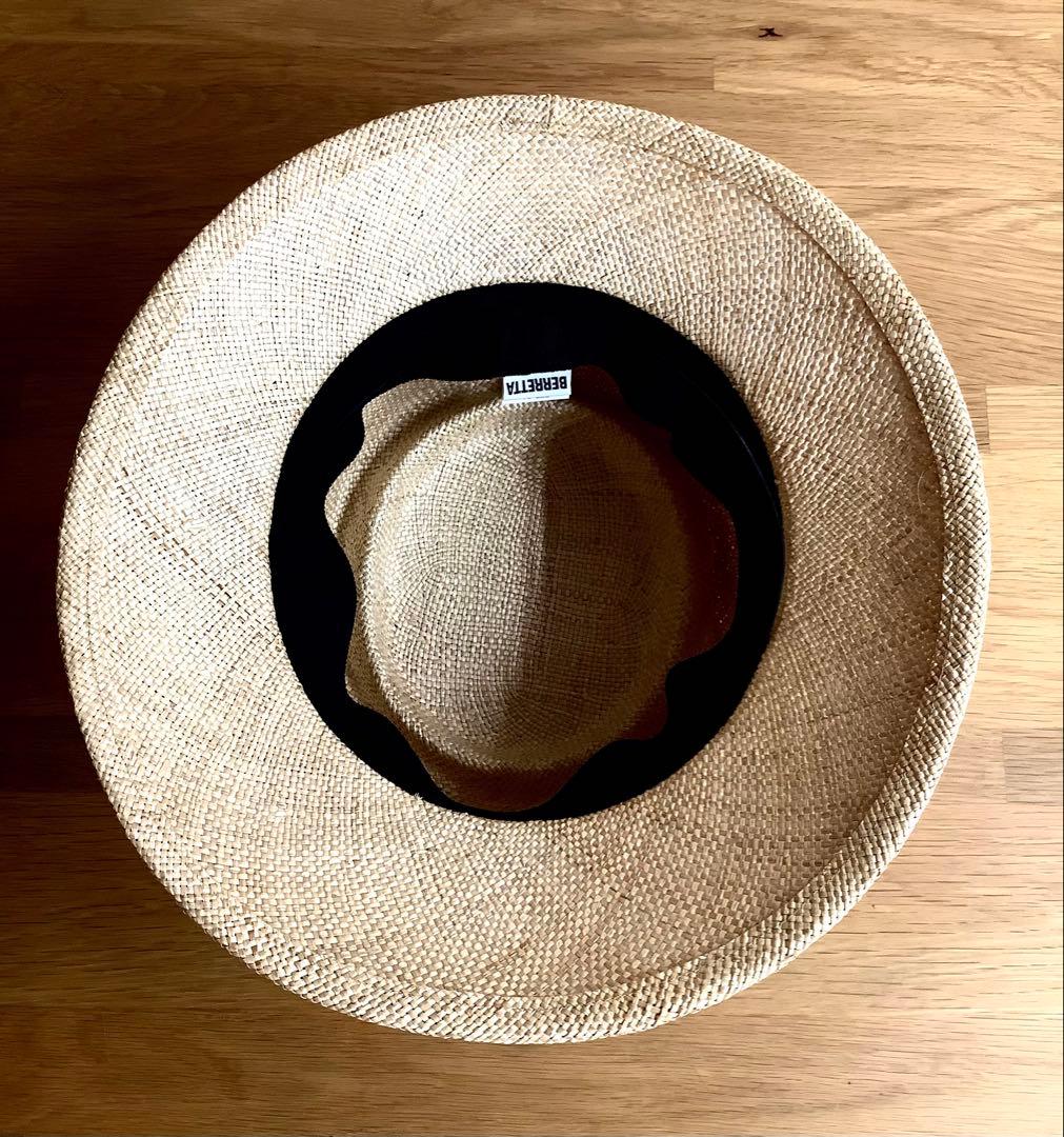 ベルレッタ BERRETTA 本田依子さん マープルミディアムブリム 麦わら帽子