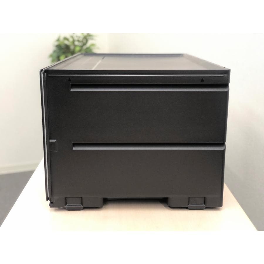 ■タッパーウェア■スーパーチェスト　ワイド　引き出し　2段 　収納　レトロ