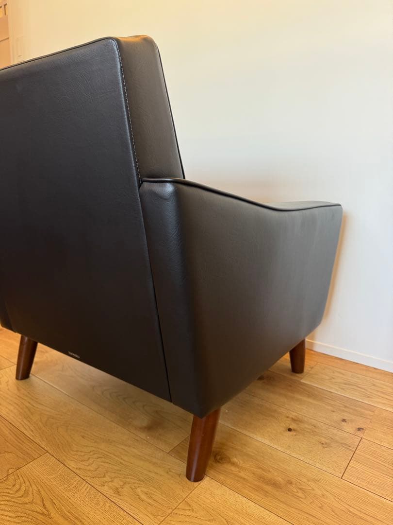 karimoku カリモク ロビーチェア ソファ 1シーター ブラック