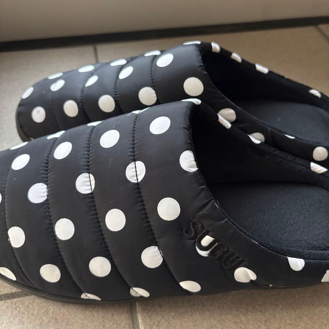 SUBU 水玉 スリッパ サンダル 24-25.5 サイズ1 ドット