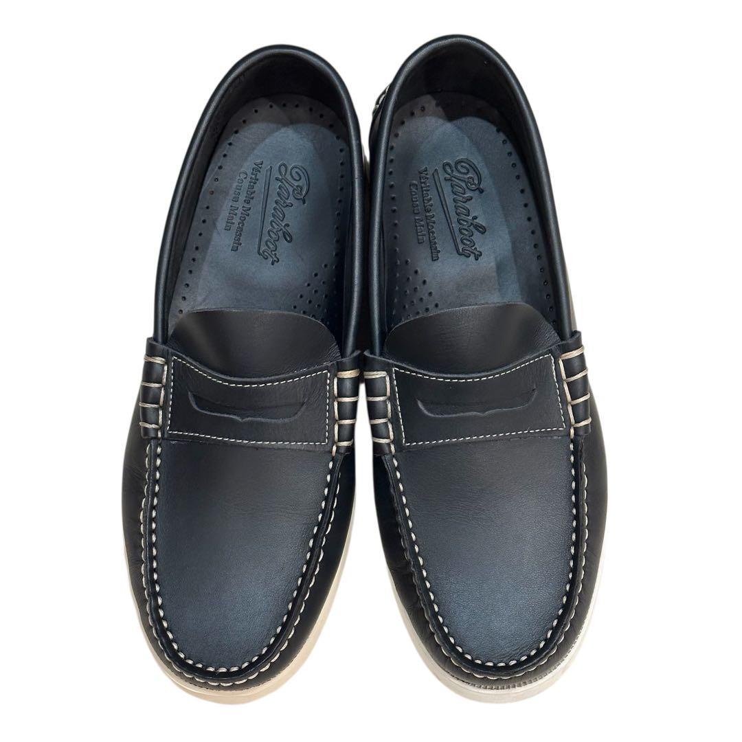 Paraboot CORAUX パラブーツ コロー モカシンUK5.5 ネイビー