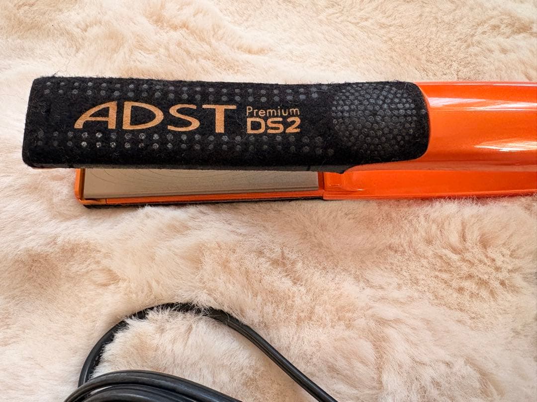 【美品】ADST Premium DS2 ストレートヘアアイロン オレンジ
