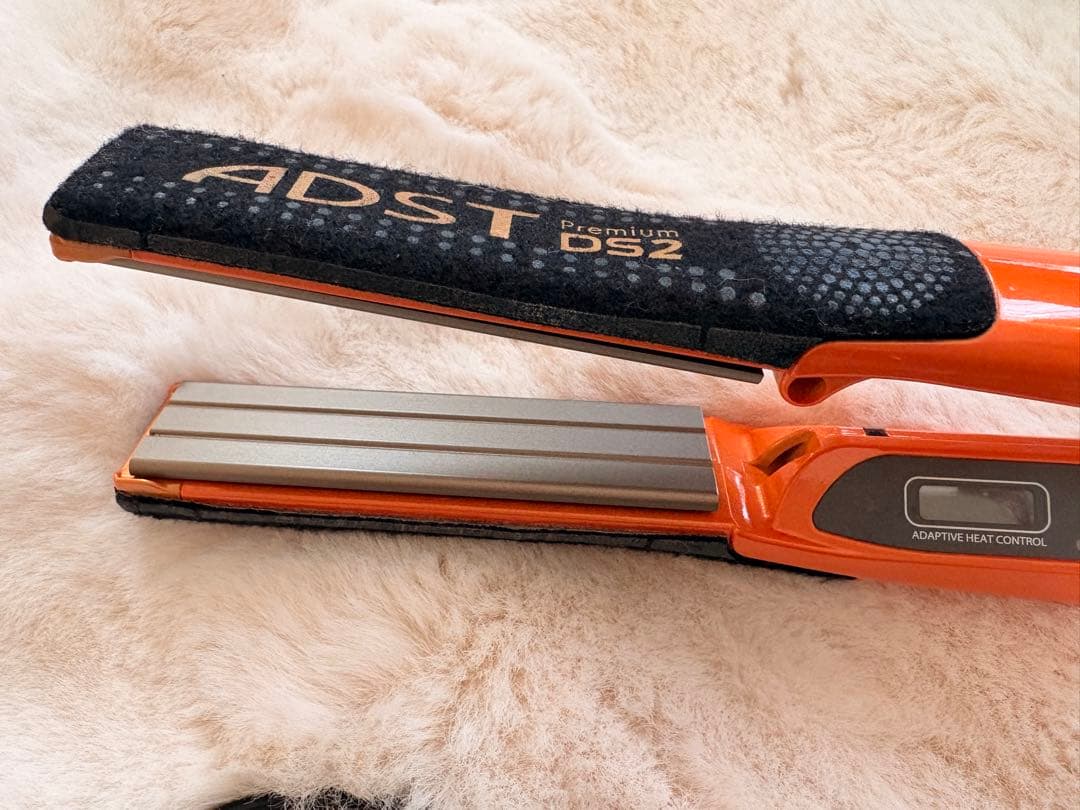 【美品】ADST Premium DS2 ストレートヘアアイロン オレンジ