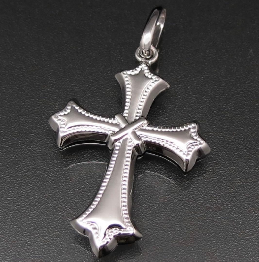 プラチナPT850クロス（十字架） ネックレストップペンダントヘッド トップのみ