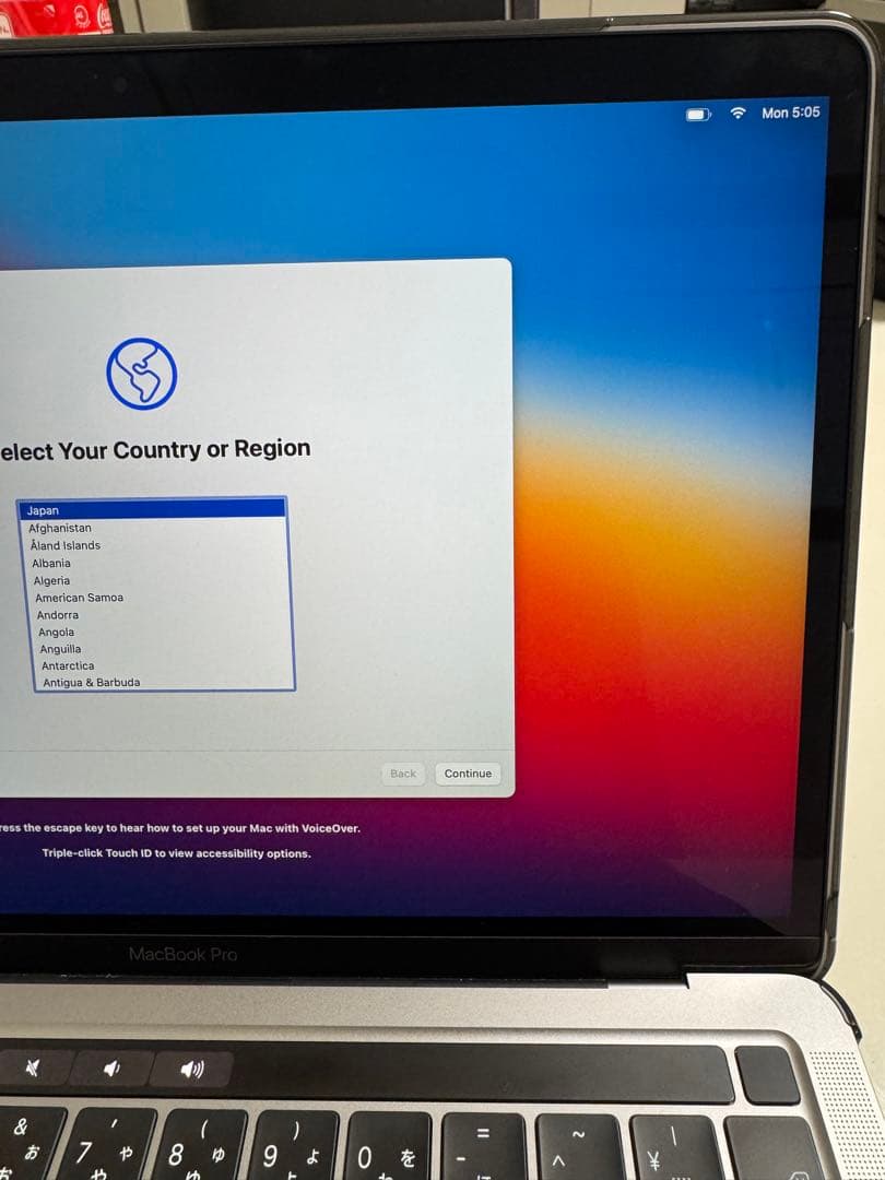 Apple MacBook Pro 13 M1 2020 バッテリー状態100%