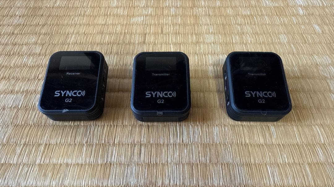 【使用数日のみ】Synco G2A2 ワイヤレスマイク