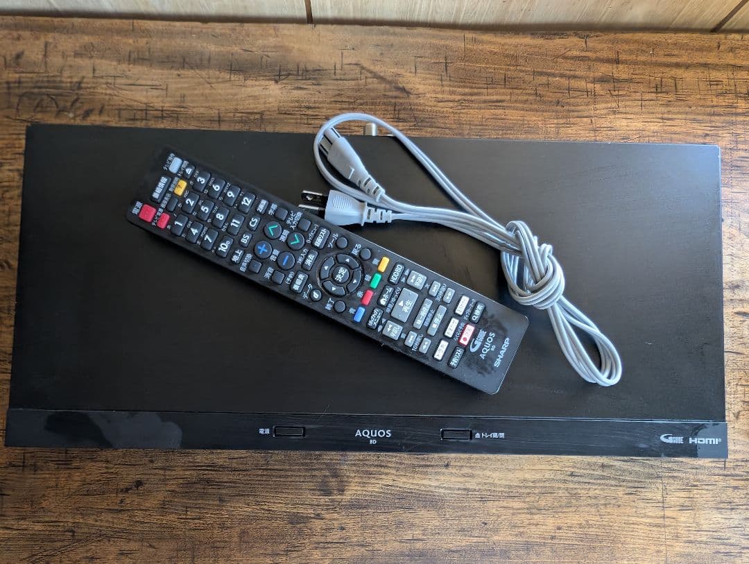 2024年製小売価格五万円 SHARP AQUOS ブルーレイディスクレコーダー