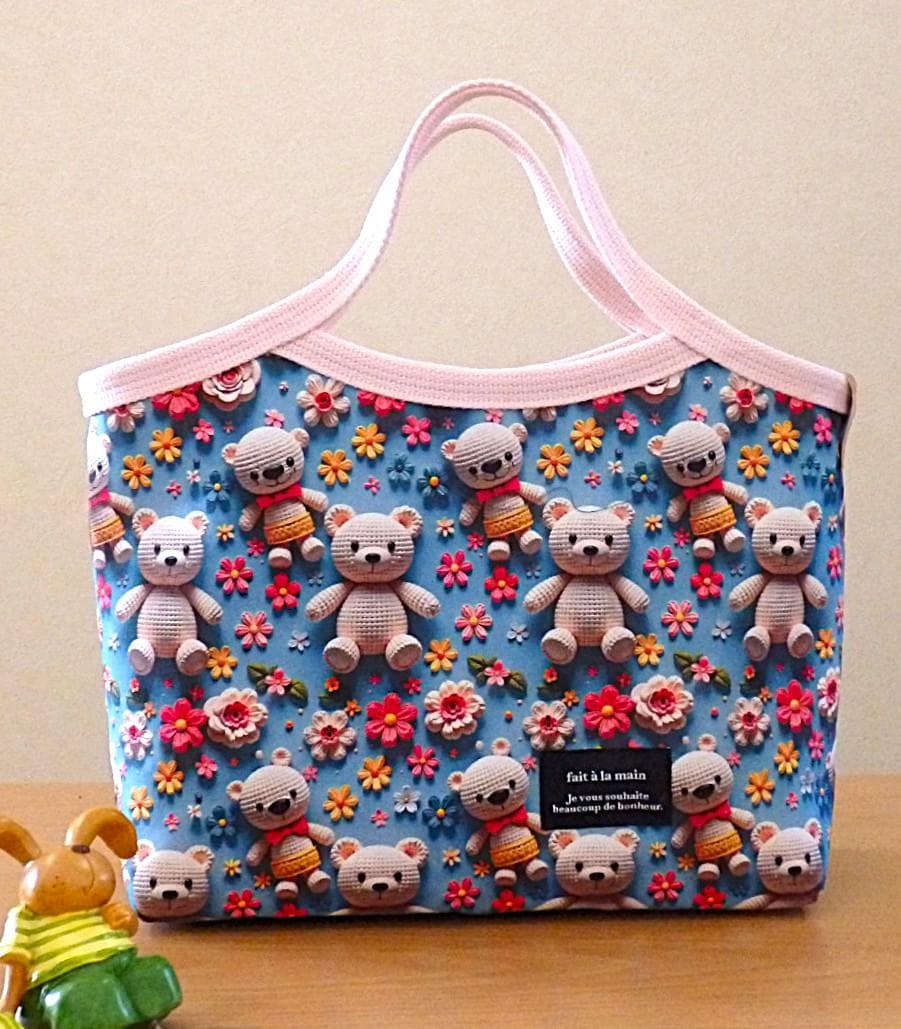 ハンドメイド　お散歩グラニーバッグ（FZ-18）他４点のおまとめ