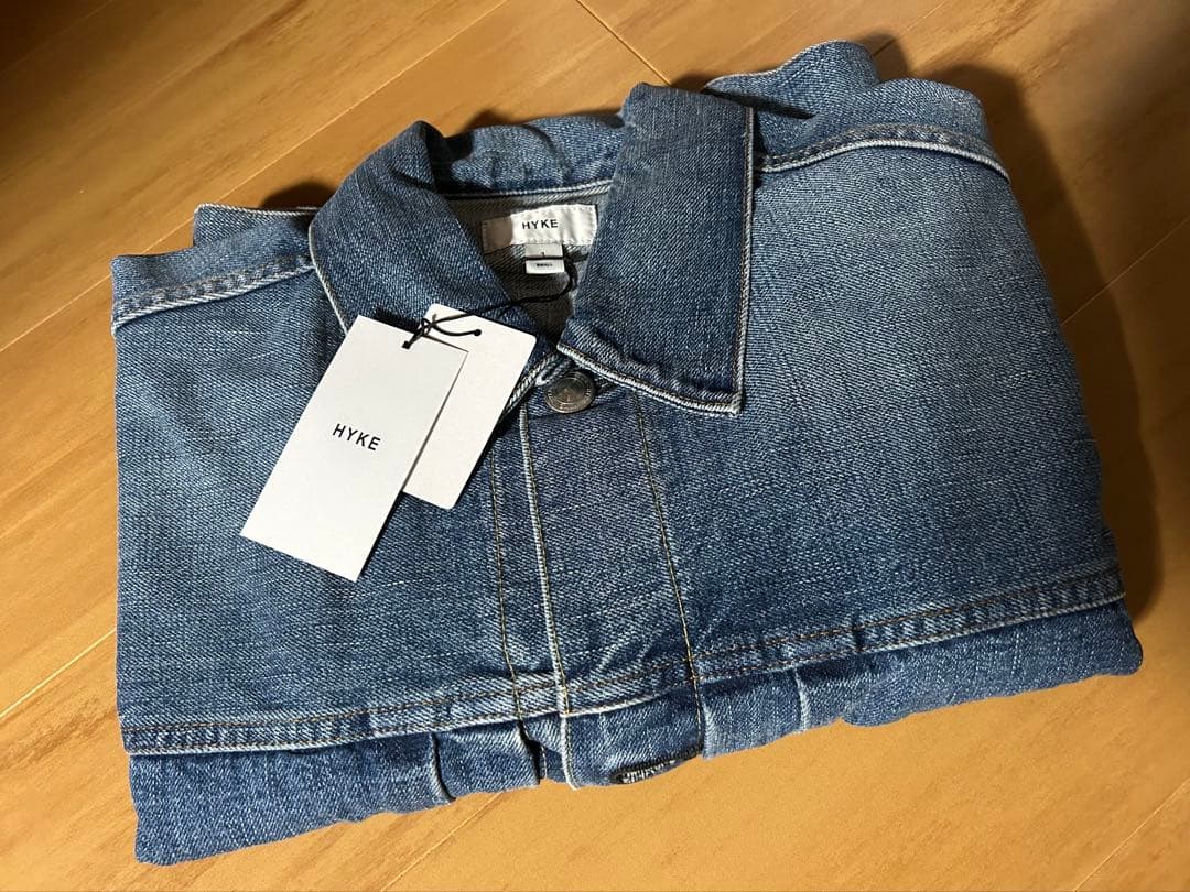 新品HYKE BALLOON SLEEVE DENIM JACKET/TYPE2
