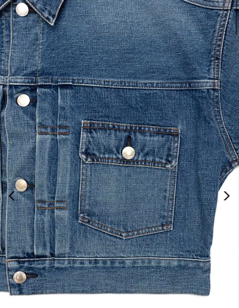 新品HYKE BALLOON SLEEVE DENIM JACKET/TYPE2