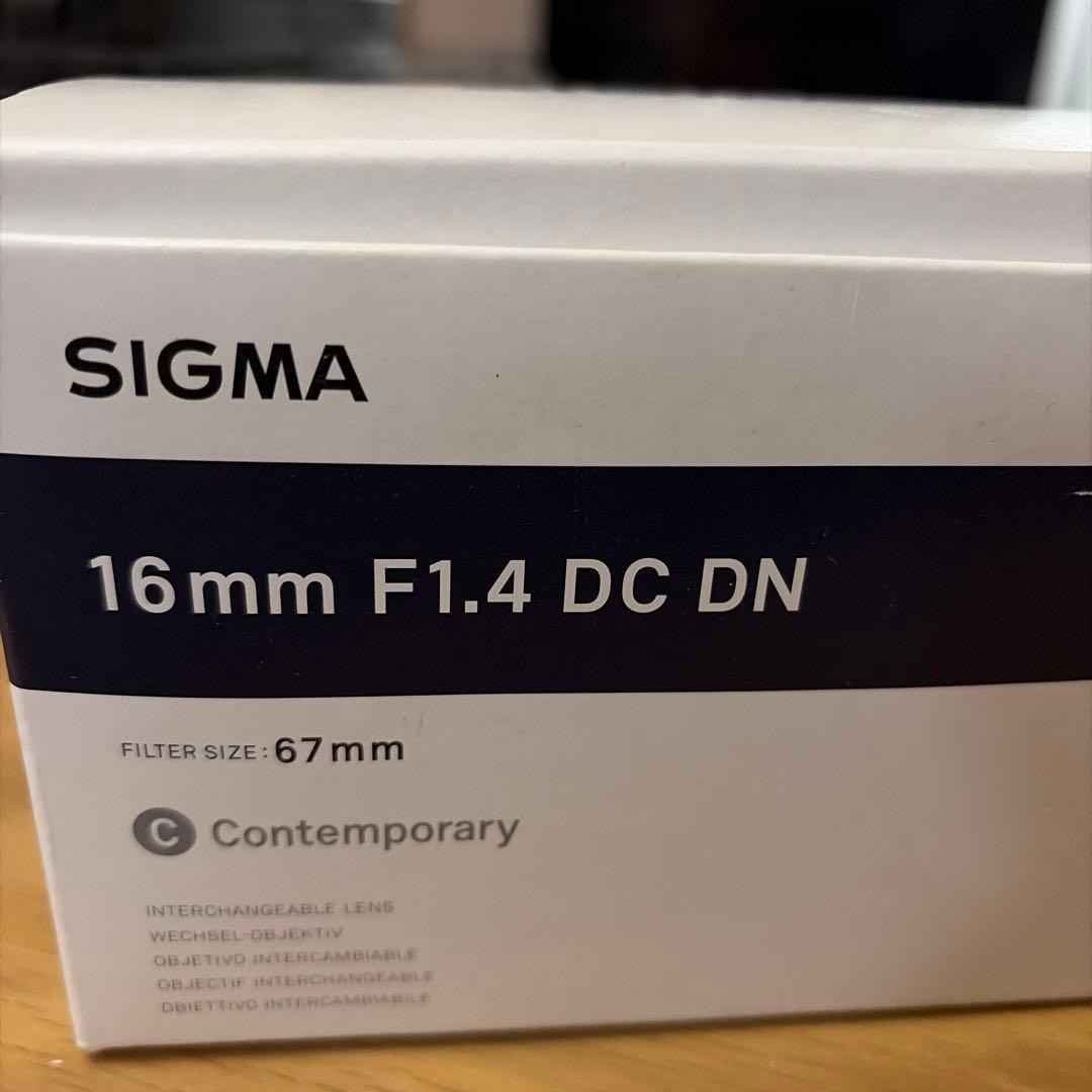 SIGMA 16mm F1.4 DC DN SONY a Eマウント用
