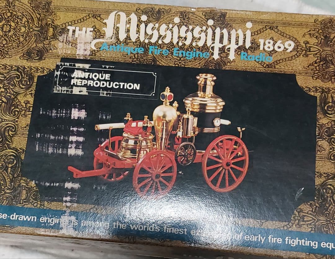 The Mississippi 1869 アンティーク再現火災エンジン