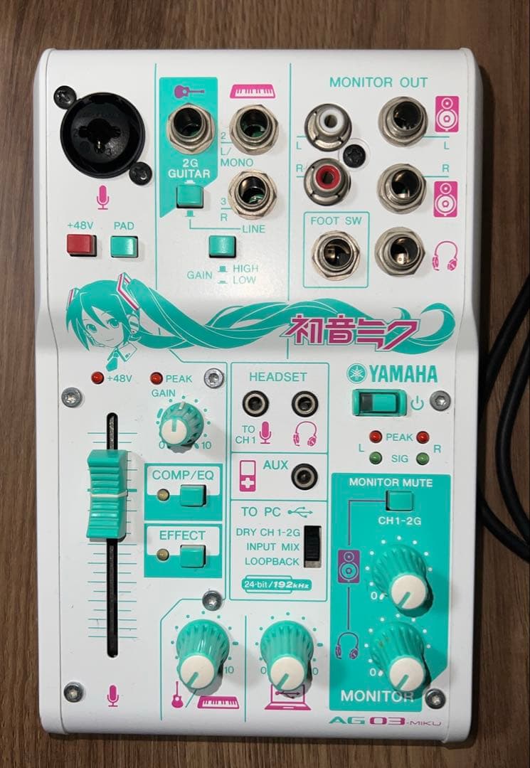 の*る様 YAMAHA AG03 MIKU オーディオインターフェース