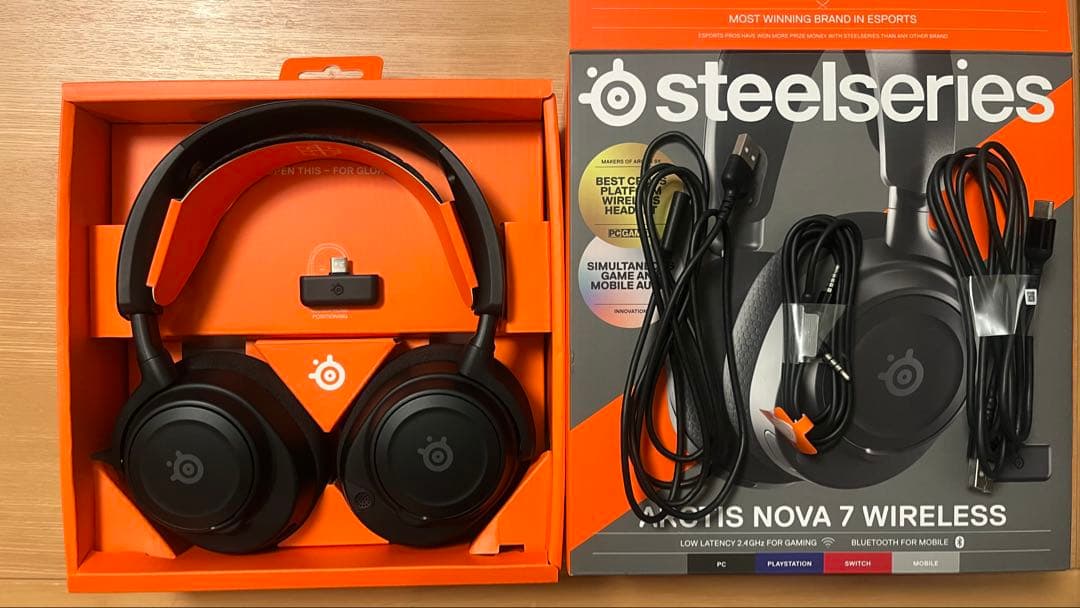 ヘッドホン arctis nova 7 wireless steelseries