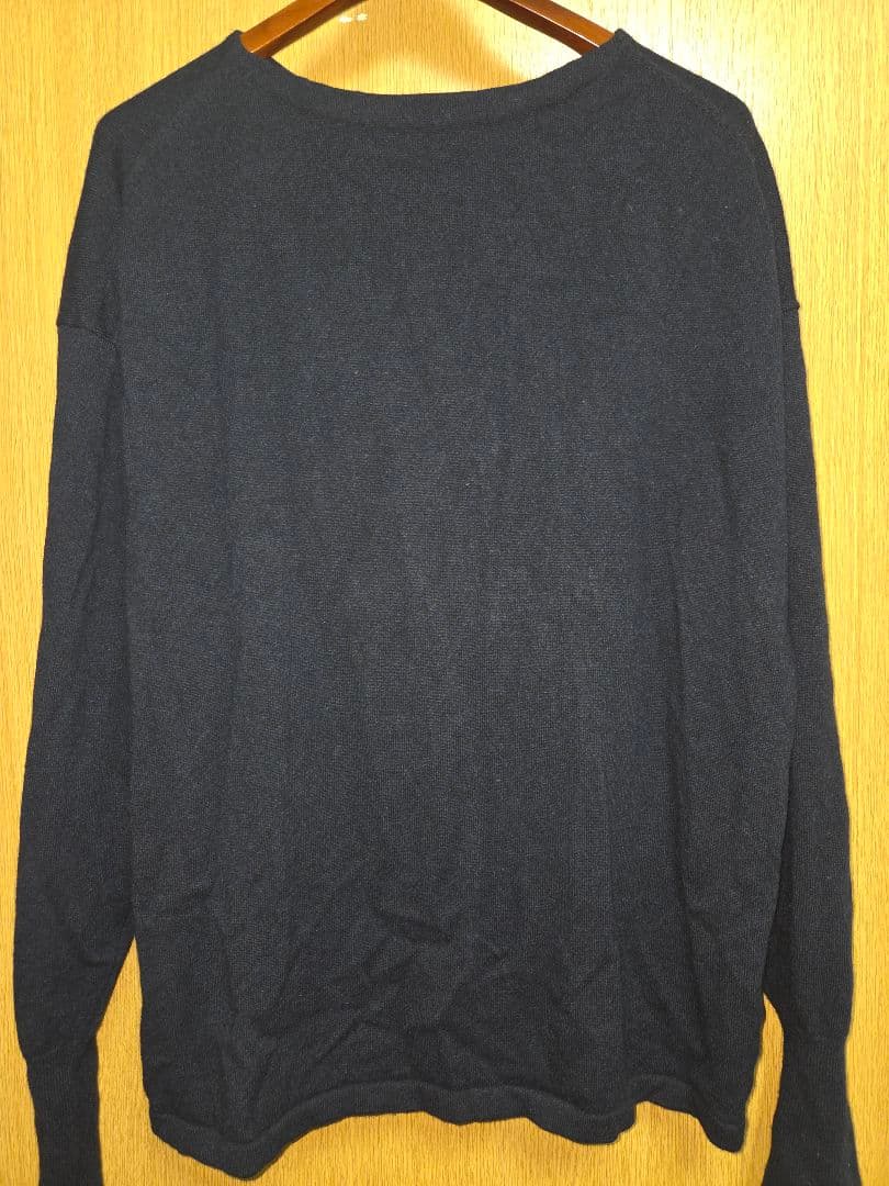 COMOLI 22aw カシミヤコモリニット Navy