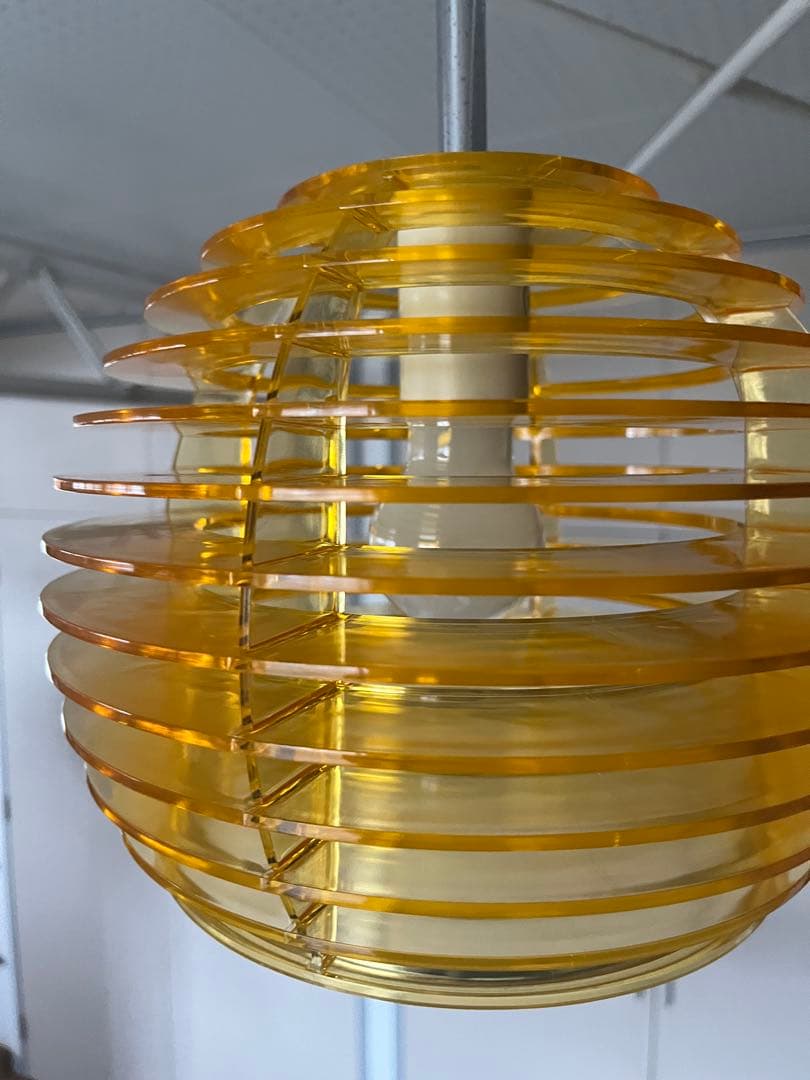 ヴィンテージ　70's ペンダントランプ　ミッドセンチュリー　スペースエイジ