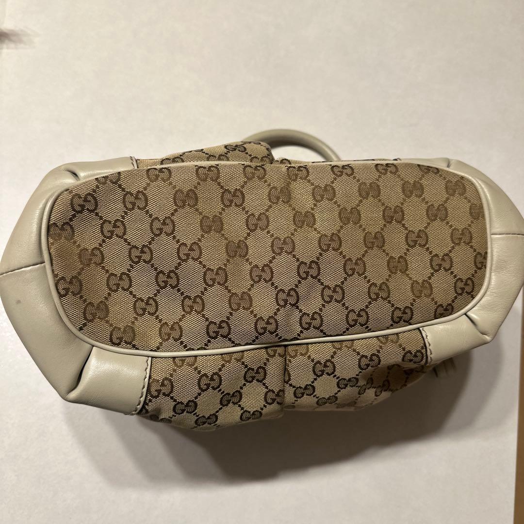 グッチ GGキャンバス ハンドバッグ ベージュ