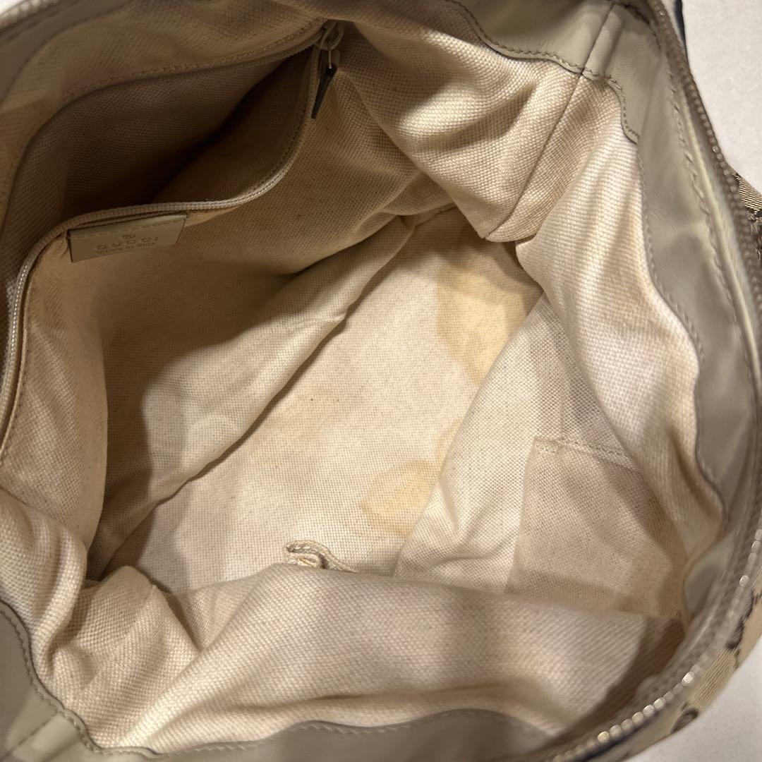 グッチ GGキャンバス ハンドバッグ ベージュ