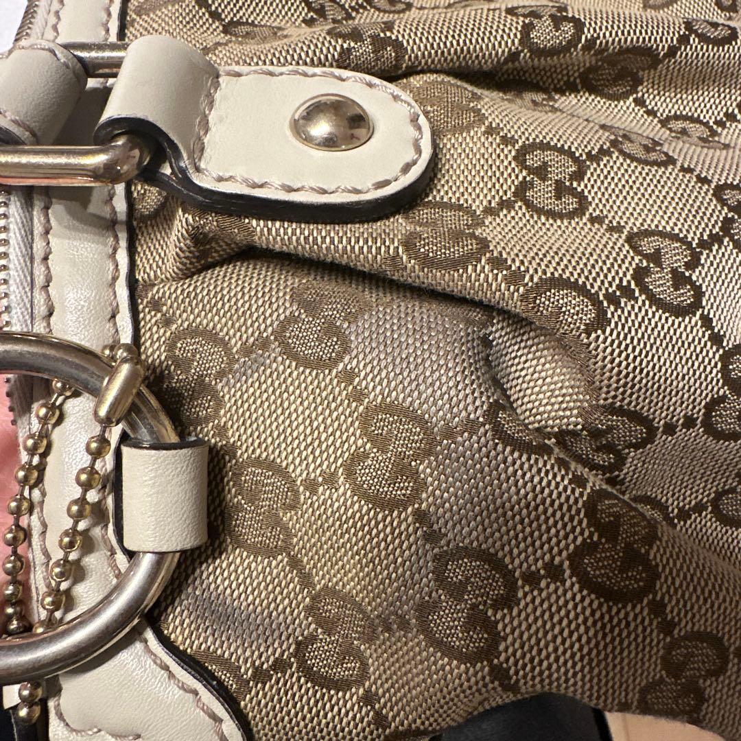 グッチ GGキャンバス ハンドバッグ ベージュ