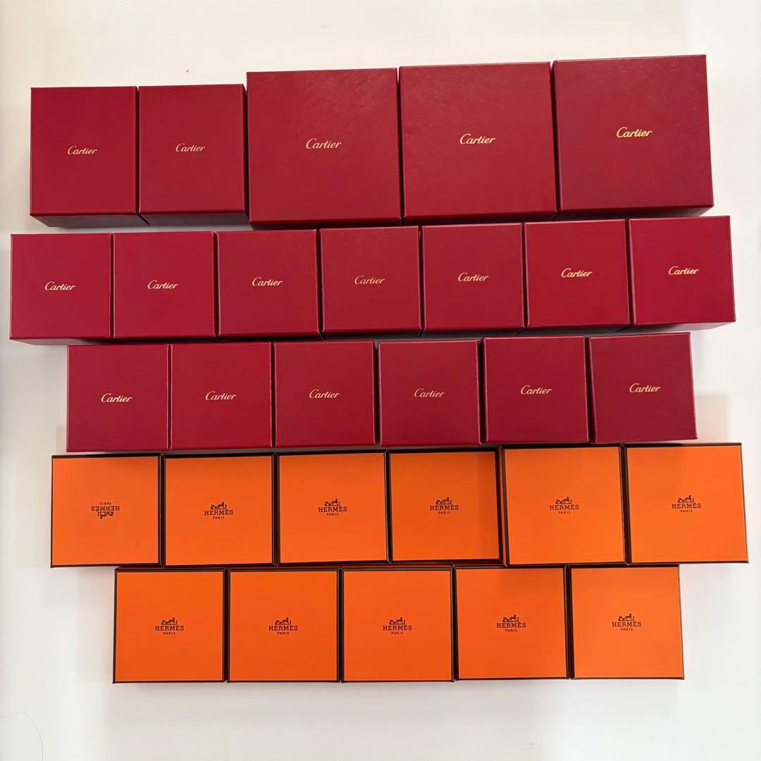 カルティエ　エルメス　アクセサリーケース　29個
